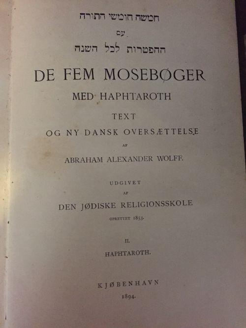 danish torah 1890