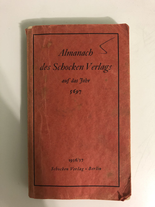 Jewish German almanac 1936