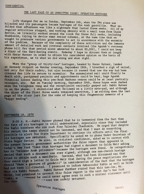 moshe sherrer works to free twa hostages